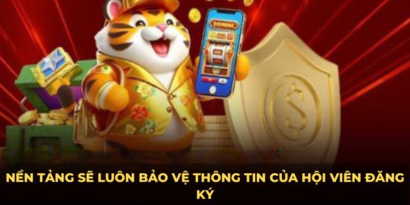 Nền tảng sẽ luôn bảo vệ thông tin của hội viên đăng ký