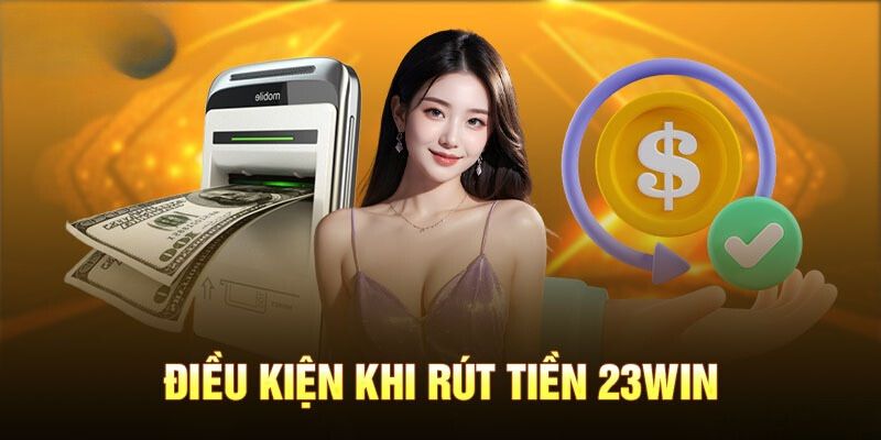 Một vài điều kiện quan trọng cần nắm khi thực hiện rút tiền 23win